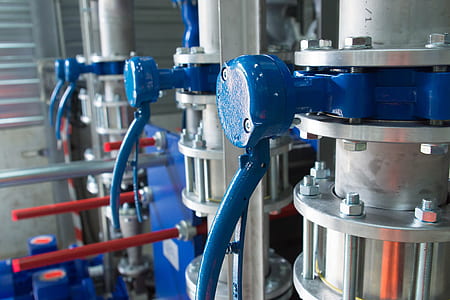 several blue metal pipe knobs thumbnail