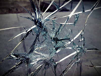 closeup photo of broken glass thumbnail