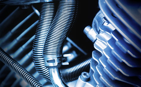 macro shot of motorcycle engine thumbnail