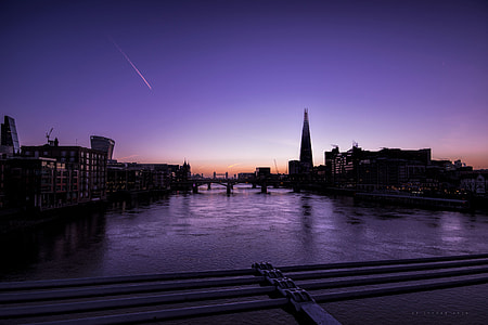 silhouette of buildings in landscape photography thumbnail
