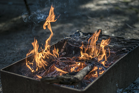firewood burned outside house during daytime thumbnail