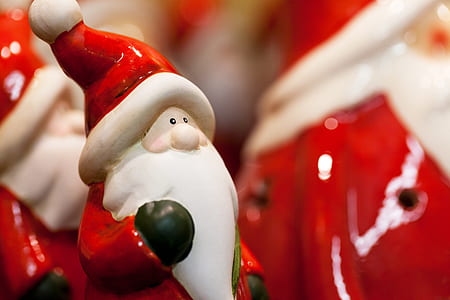 ceramic Santa Claus figurine thumbnail