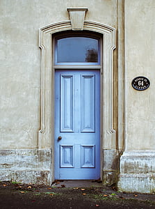 white wooden door closed thumbnail