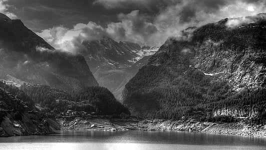 mountain viewing calm body of water thumbnail
