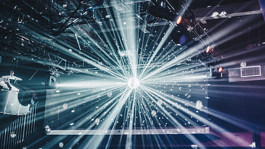 turned on silver disco light thumbnail