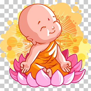 Cartoon Monk Bhikkhu Illustration Children S Cartoon Character Buddhism Buddha Illustration Png Clipart Free Cliparts Uihere