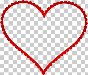 Heart frame , Red Heart Border Frame Transparent , red heart-themed illustration PNG clipart