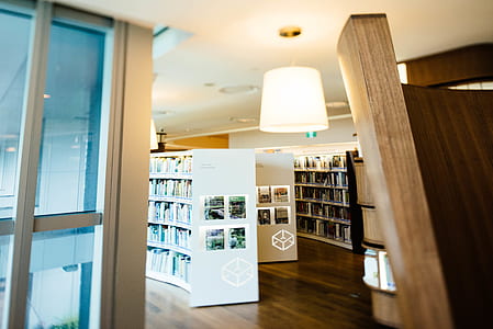 turned on light inside book store thumbnail