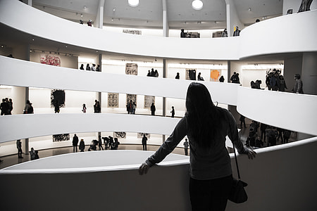 woman standing near stairs of building thumbnail