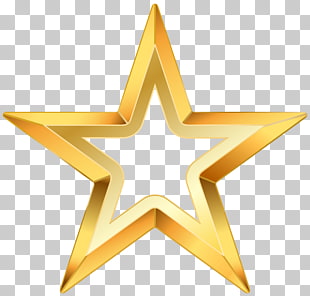 Star , Gold Star Transparent , yellow star illustration PNG clipart