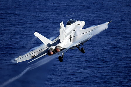white jet plane during daytime thumbnail