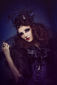 woman in black costume photography thumbnail