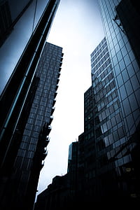 low angle photography of curtain buildings thumbnail