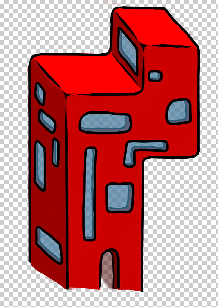 Minecraft Pixel Art Building Red Futuristic Building Png Clipart