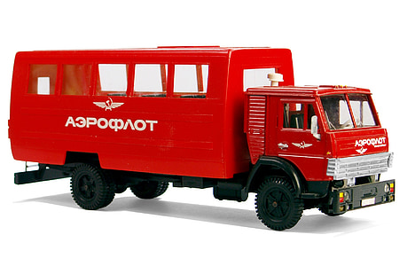 red truck scale model thumbnail