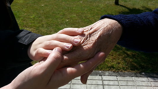 three hands holding together thumbnail