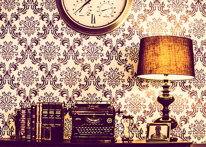 books, lamp, rustic, classic thumbnail