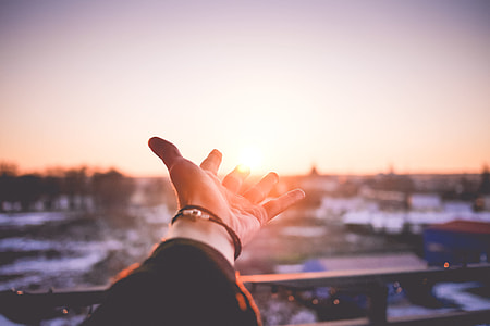 Man’s Hand is Trying To Reach The Sun thumbnail