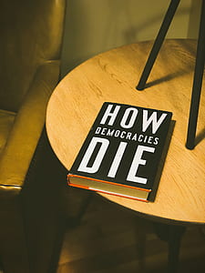 How Democracies Die book on brown table thumbnail