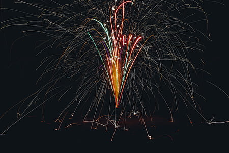 fireworks during nighttime thumbnail