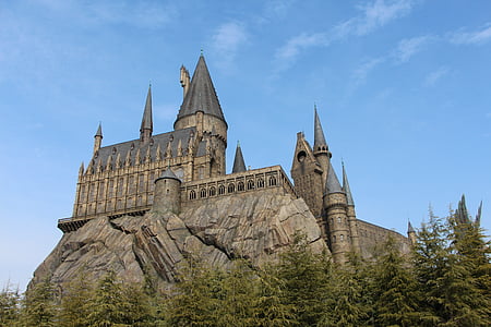 castle on top of a rock mountain thumbnail