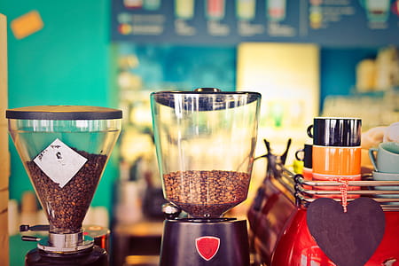 Coffee brewing machines in a cafeteria thumbnail