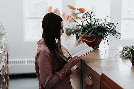 woman reading book thumbnail