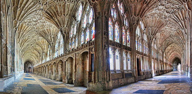 photo, gray, concrete, museum, gloucester, cathedral thumbnail