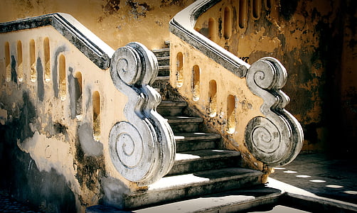 beige and white concrete stair thumbnail