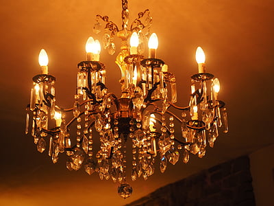 lighted candelabra chandelier thumbnail
