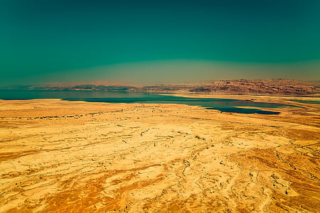 dead sea shore during daytime thumbnail