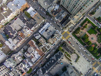 bird's eye view of city building during daytime thumbnail