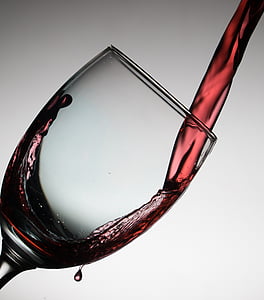 wine poured on wine glass thumbnail