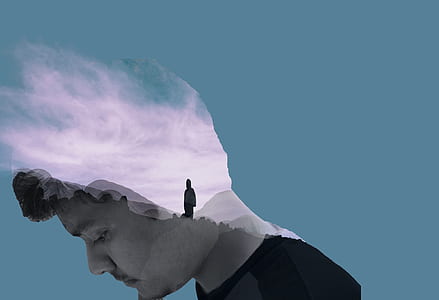 man edited photo thumbnail