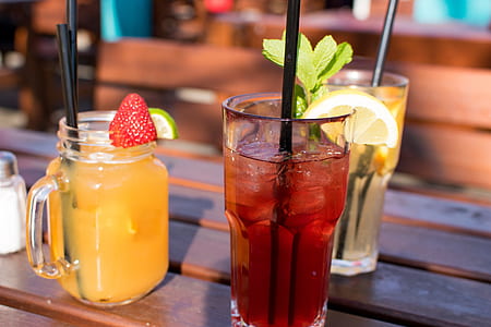 photo of sweet drinks on top of table thumbnail