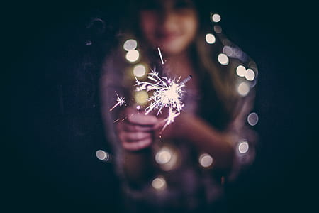person holding sparklers thumbnail