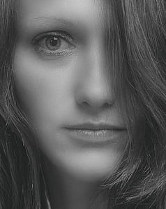 Monochrome Photography of Woman thumbnail