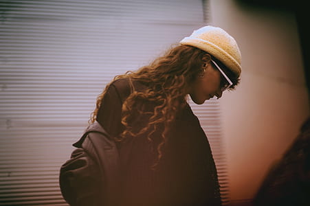 woman looking down thumbnail