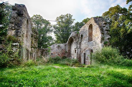 gray concrete ruin during daytime thumbnail