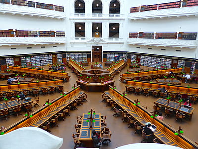 white and brown library building thumbnail