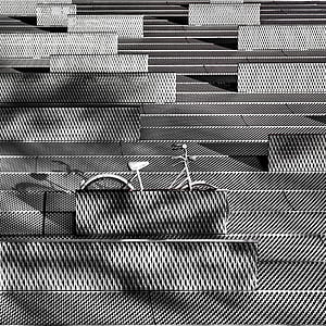 architectural photo of road and bicycle thumbnail
