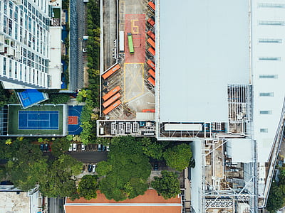 aerial view of high-rise buildings thumbnail