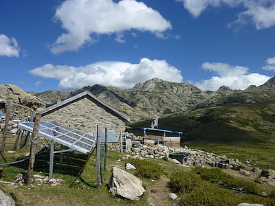 solar panel beside concrete structure thumbnail
