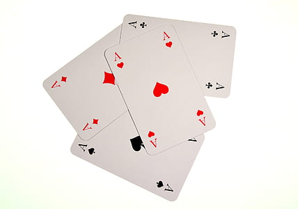 four Aces playing cards thumbnail