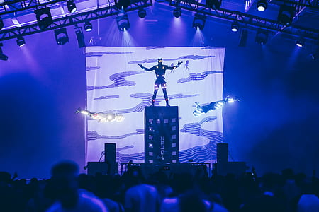 person wearing Ironman costume standing on stage thumbnail