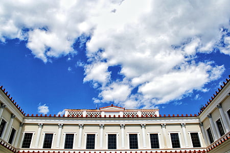 white and blue concrete building thumbnail