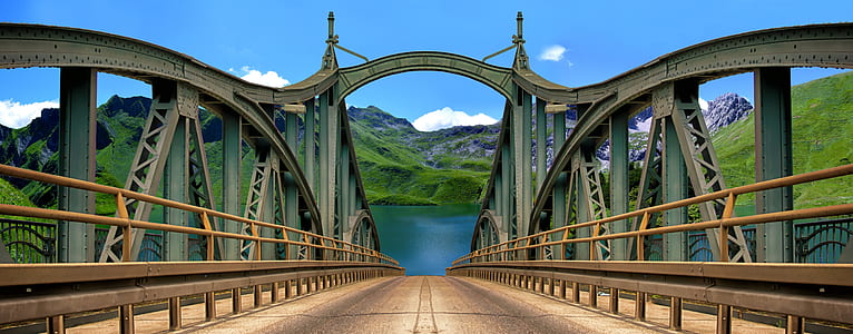 cable bridge 3D wallpaper thumbnail