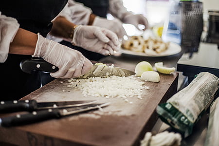 person mincing onions thumbnail