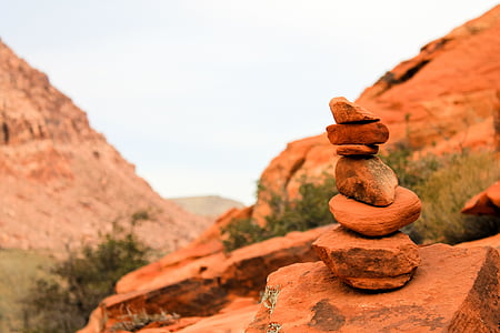 photo of pile of rocks on mountain slope thumbnail