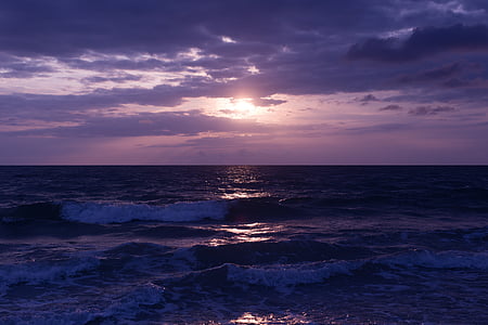 body of water during sunset thumbnail